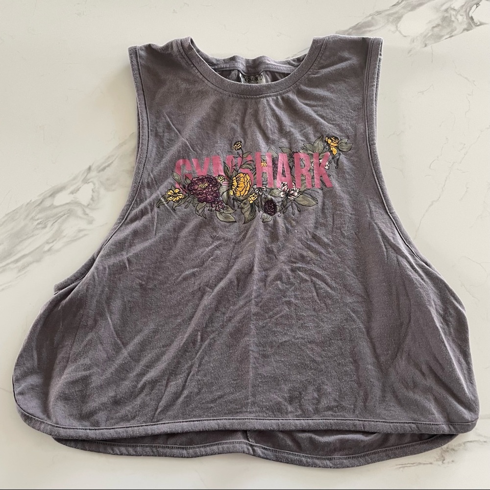 Gymshark Floral Logo Tank Top